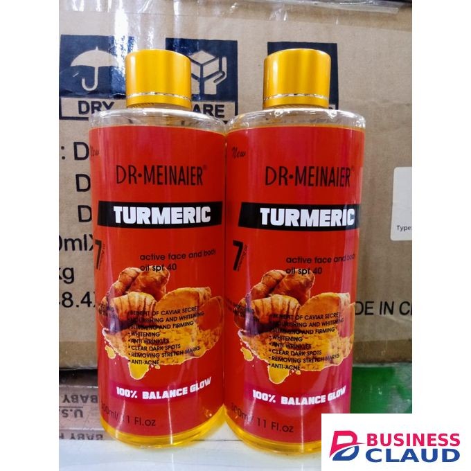 DR MEINAIER Turmeric active face and body oil SPF 40 100% balance glow
