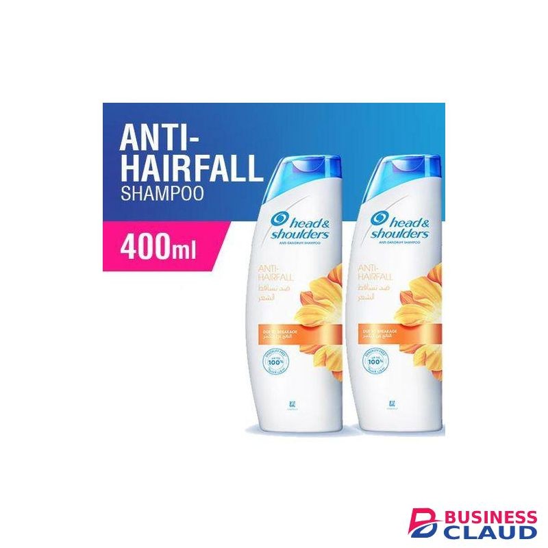 Head & Shoulders 2-Pack-Anti-Hair Fall And Anti-Dandruff Shampoo-400mL