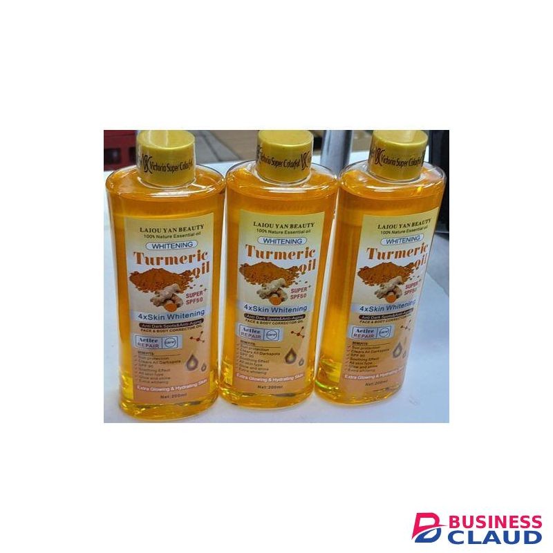 Laiou Yan Beauty TURMERIC 4x Skin Whitening , Anti Dark spot & Anti- Aging Body Oil