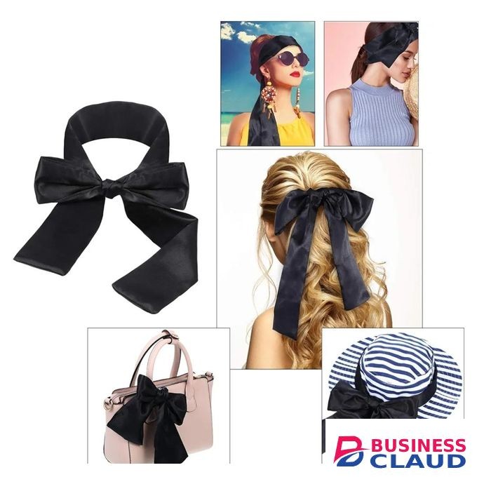 3 Pieces Wig Grip Band Satin Headbands Edge Wrap Non Slip Hair Wrap for Keep Wig Secured, Makeup, Facial, Sport, Yoga (Black)