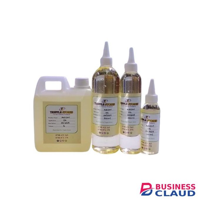 Neem Oil-for Skincare, Hair & Cosmetic Formulation – 100% Pure & Natural