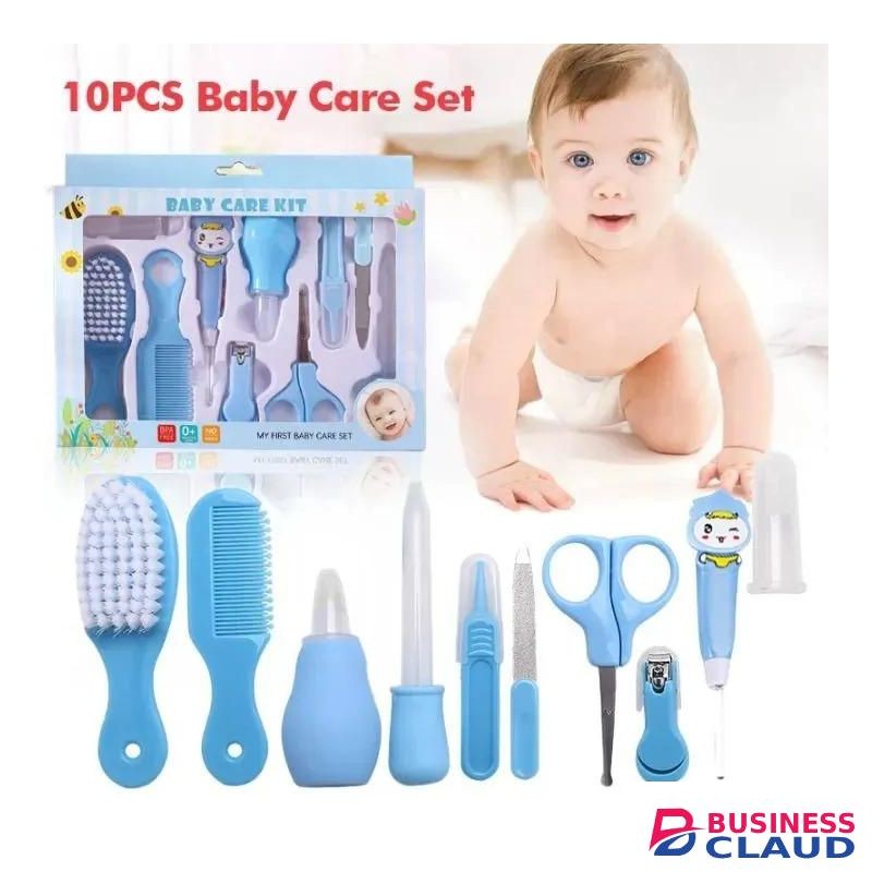 Baby Care Baby Grooming Kit 10pcs/Set Baby Kit BabyCare Essentials Nursery Kit for Newborn