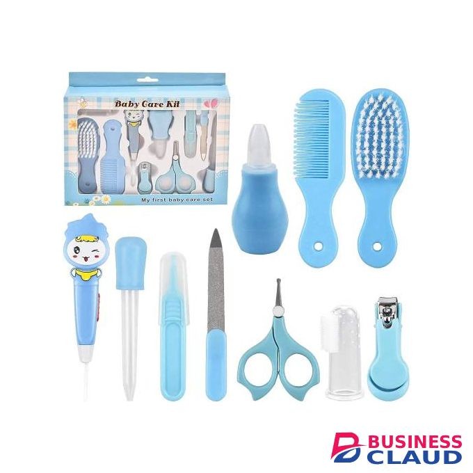 10 In 1 Baby Grooming Care Kit-Pink