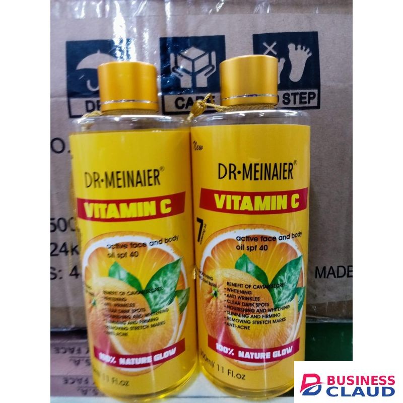 DR MEINAIER Vitamin c active face and body oil SPF 40 100% nature glow