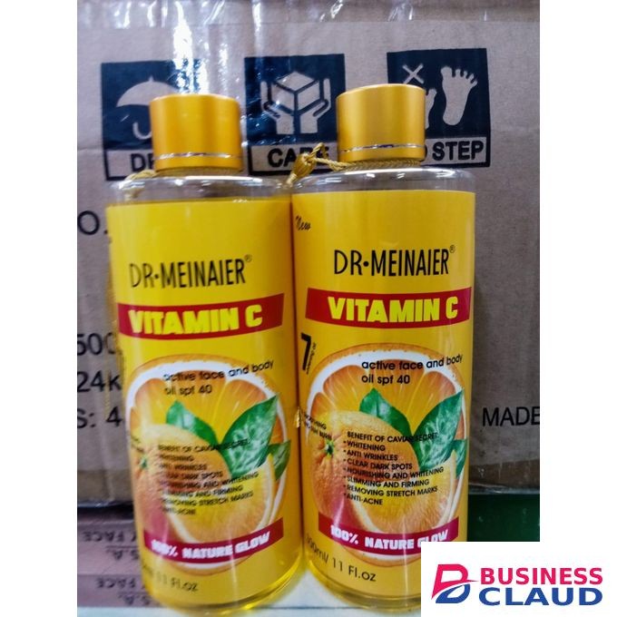 DR MEINAIER Vitamin c active face and body oil SPF 40 100% nature glow