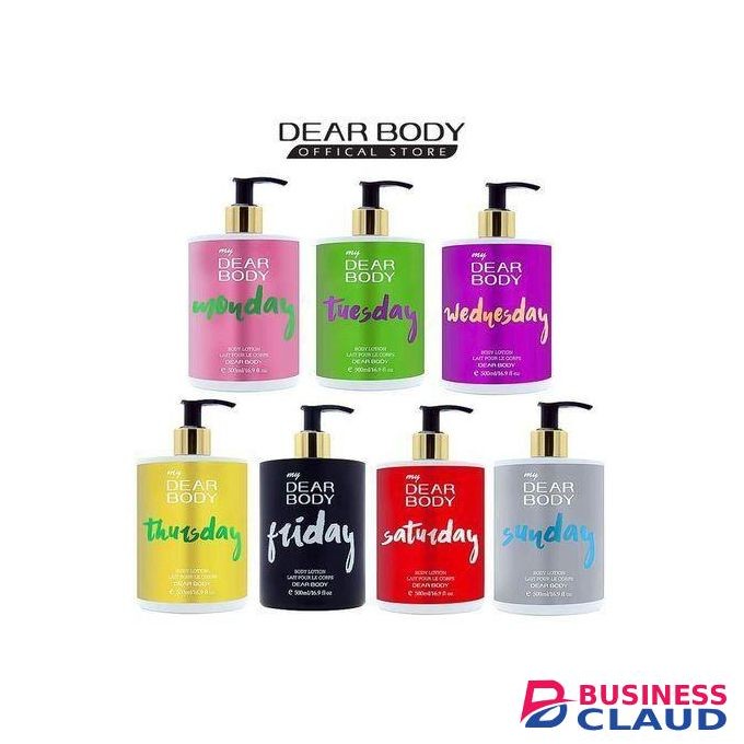 Dear Body Monday To Sunday Beauty Body Lotions