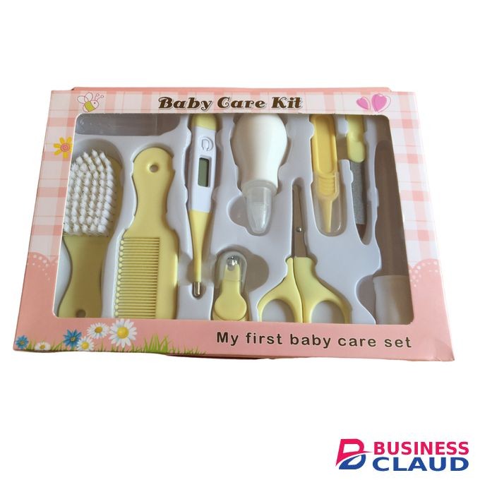 Baby Care Baby Grooming Kit With Thermometer & Care Products.