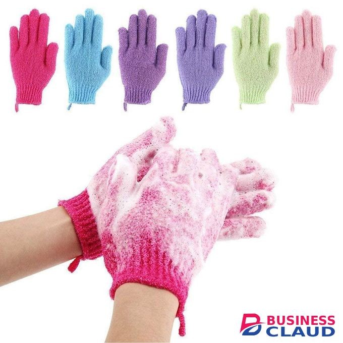 8Pcs Exfoliating Bath Gloves for Beauty Spa Massage Skin Shower Scrubber