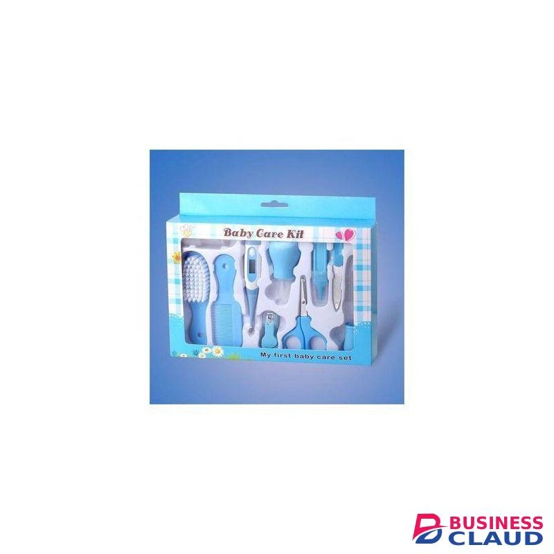 Baby Care Grooming Kit 10-in-1 Nursery Healthy Care Set - Blue