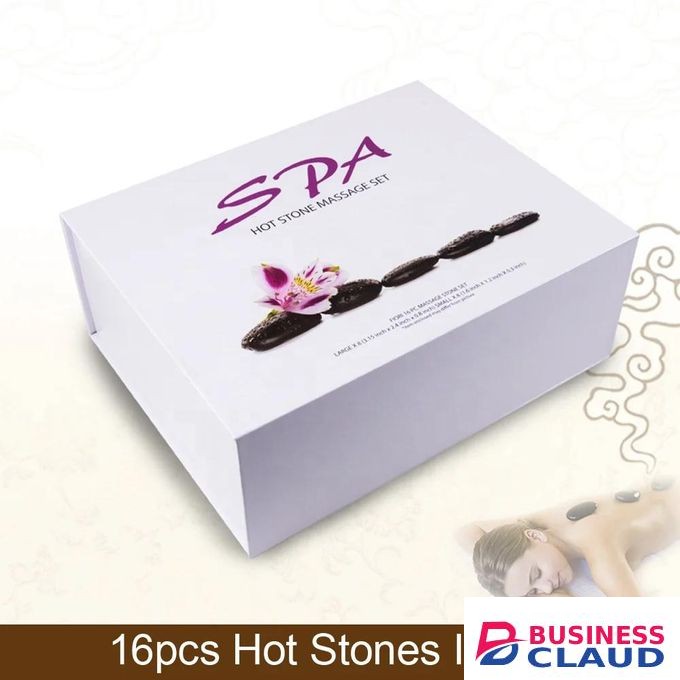 Deluxe Massage Stone Set Basalt Hot Stone Massage Set For Beauty Spa Therapy Healing Rock