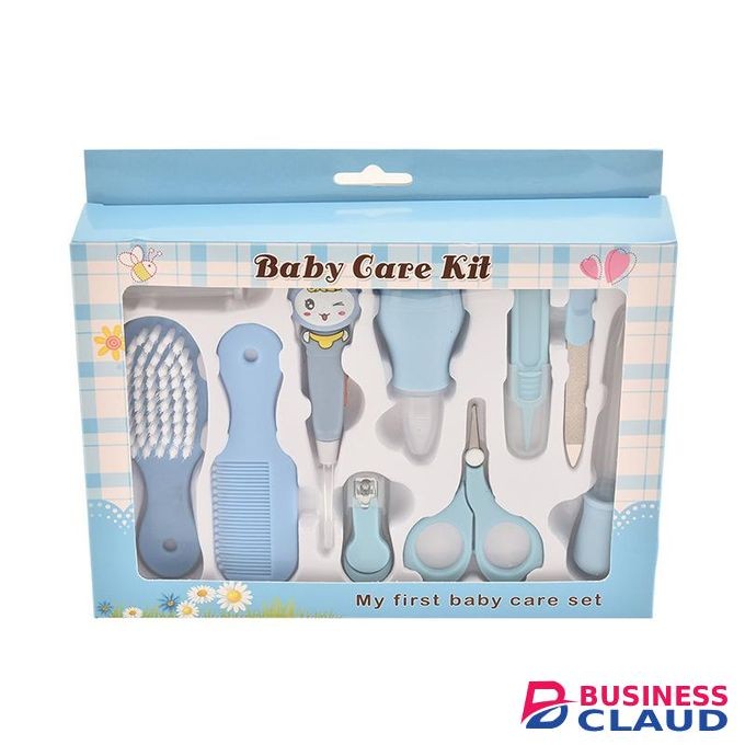 BLUE Baby Care 8-Piece Set Baby Healthy Baby Essentials Care Kit for Infant