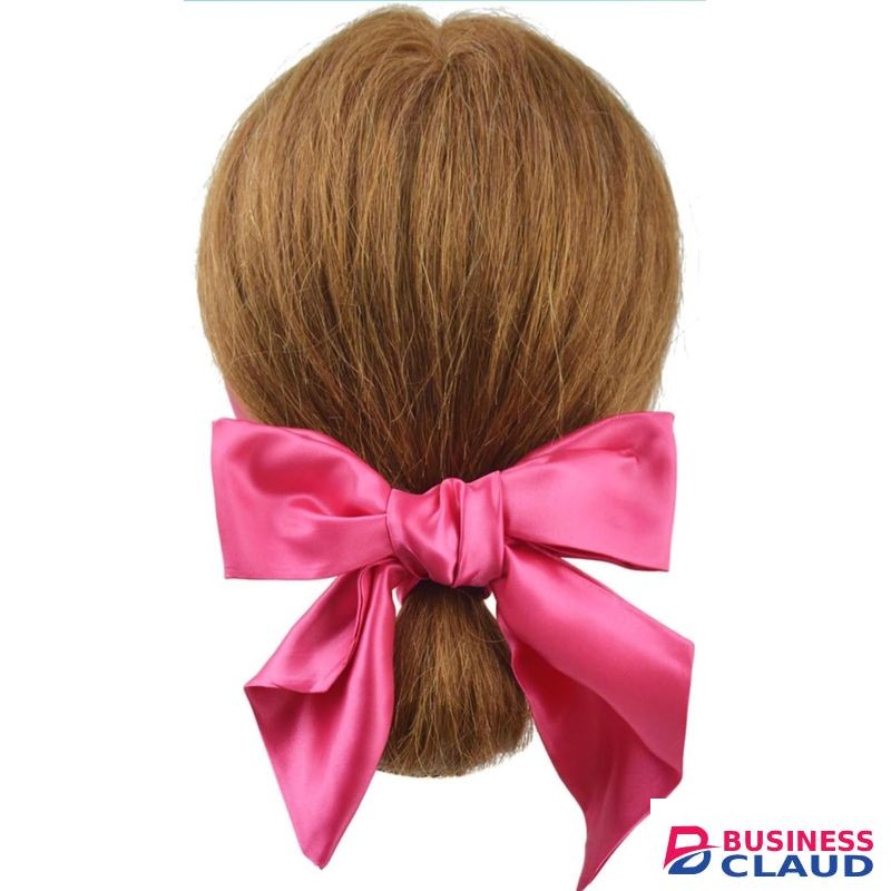 Wig Grip Band Soft Satin Scarf Fashion Headbands for Lace Frontal Wigs Fixing Makeup Sports Yoga Facial (2 Pcs, Pink)