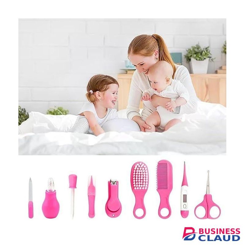 Newborn Baby Care Kit - 10-Piece Grooming & Healthcare Set