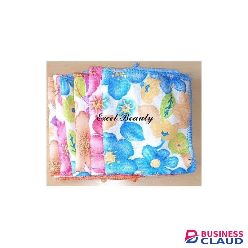 Microfiber Flowered Face Towels/ Hand Towels 25cm*25cm