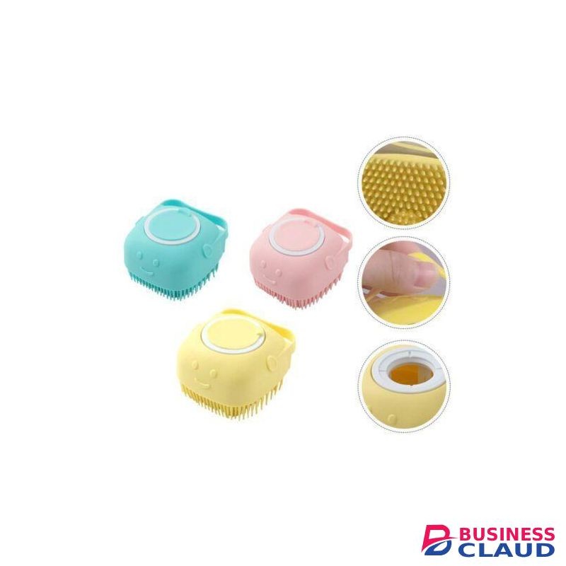 Massage Refillable silicone shampoo brush / scalpper