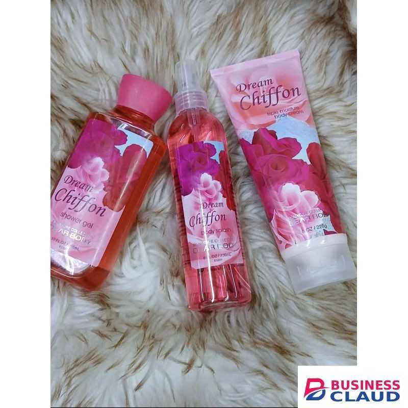 Dear body DREAM CHIFFON 1 shower gel,1 body mist,1 body cream