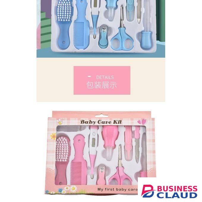 BLUE Baby Care 10-Piece Set Baby Healthy Baby Essentials Care Kit for Infant