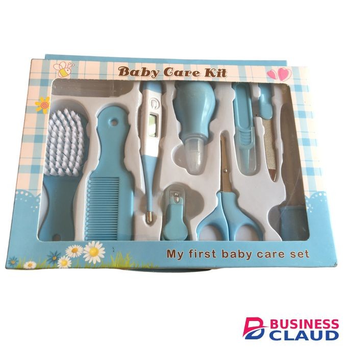 Baby Care Elegant Portable Baby Grooming Nursery Care Kit - Blue