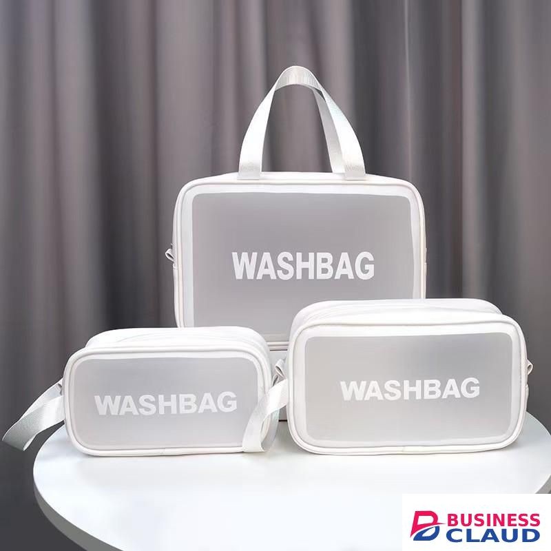 3pcs Wash Bag Travel,Travel Toiletry Bag,Cosmetics Bags with Zipper Handle Portable,Translucent Waterproof Travel Accessories Bag