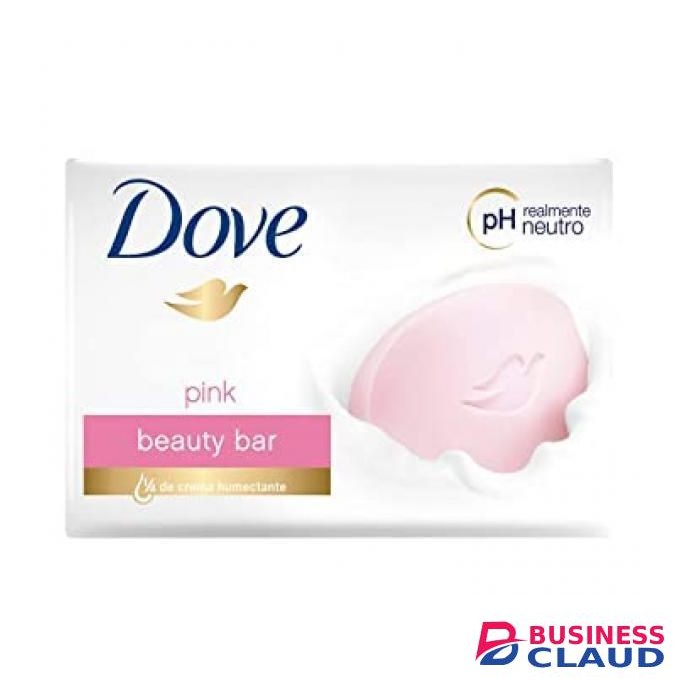 Dove Pink Beauty Bar Soap 135g (4.75oz) 1/4 Moisturizing Cream for Soft, Smooth Skin Delicate Floral Fragrance