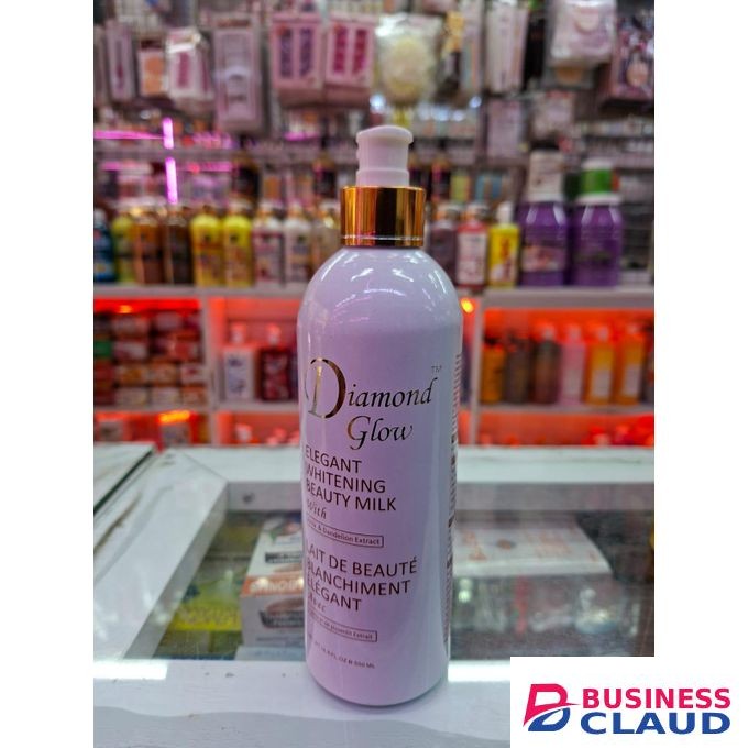 Diamond Glow Elegant Whitening Beauty Milk With Amla & Dandelion Extract - 500ml