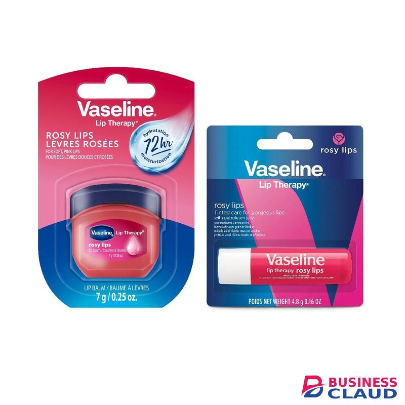 2-in-1 Vaseline lip care set: Vaseline Lip Therapy Lip Balm 7g and Vaseline Lip Therapy 4.8g:
