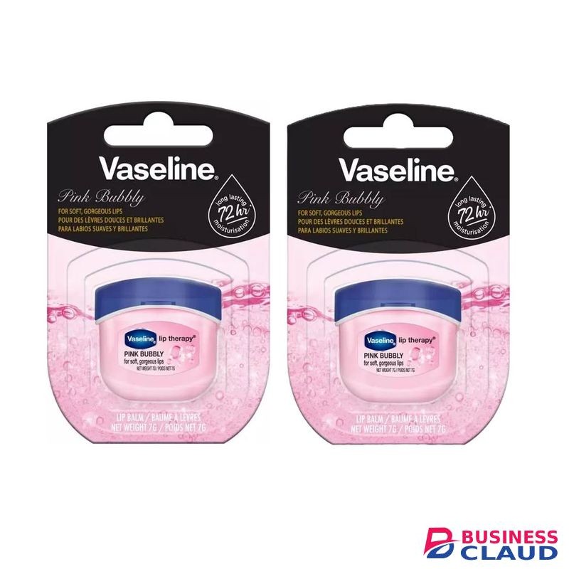 Vaseline Lip Pink Bubbly 7g - 2 pcs