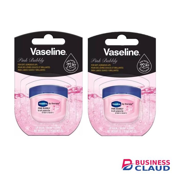 Vaseline Lip Pink Bubbly 7g - 2 pcs