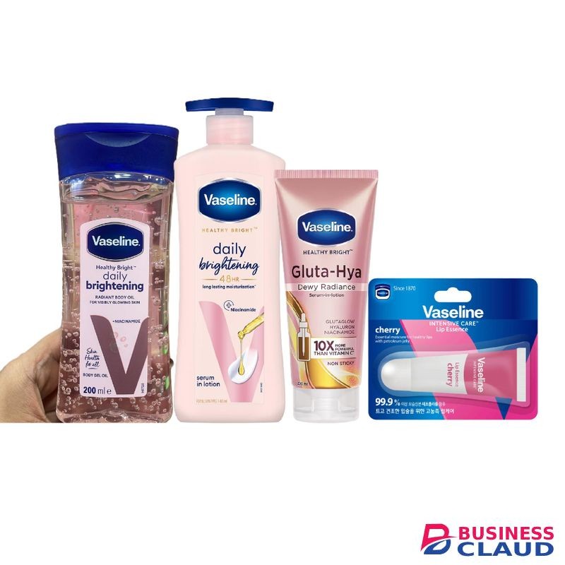 Vaseline Complete Everyday Glow and Care Kit: Body and Lip Care Set