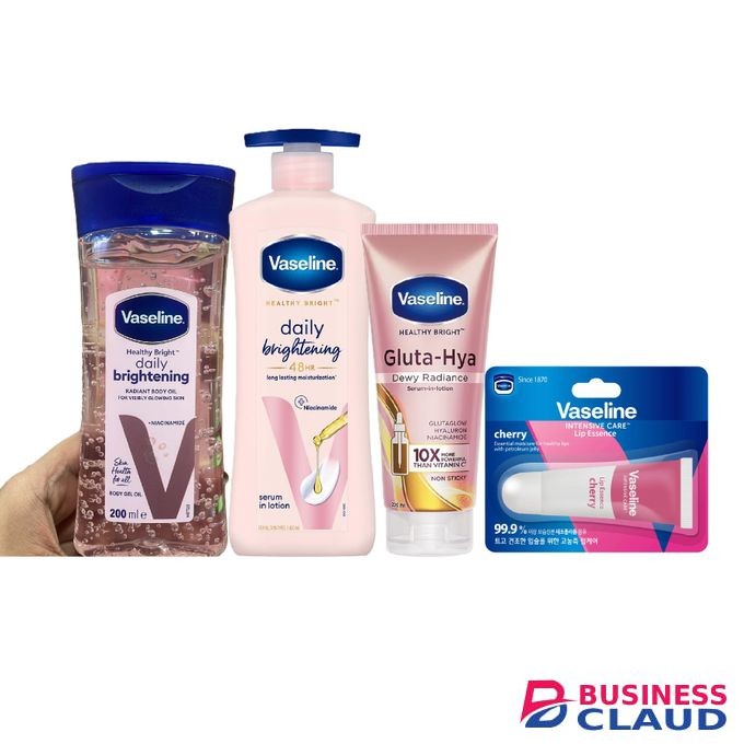 Vaseline Complete Everyday Glow and Care Kit: Body and Lip Care Set
