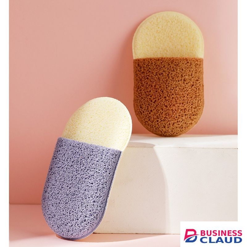Miniso Facial Cleanser Sponge Mitts Exfoliating Gloves - 2 Pcs