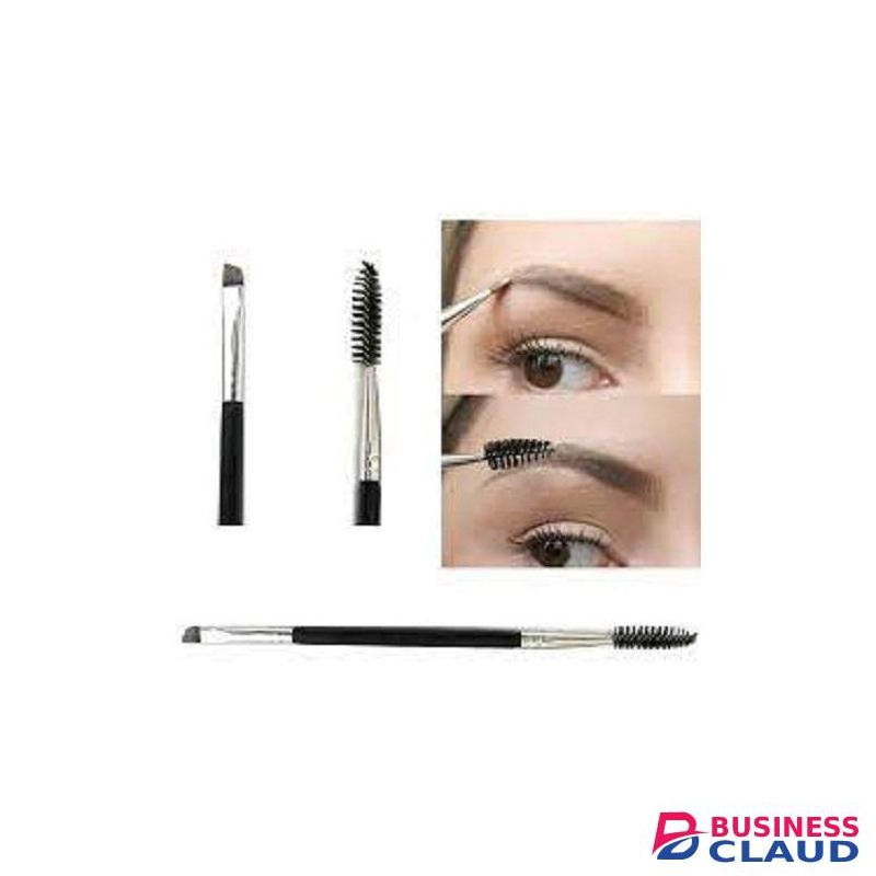 Professional Double-Ended Angled Eye Brow and Spoolie Brus