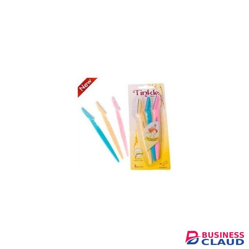 Tinkle Eyebrow Shaper Facial Hairs Razor Multicolor- 3pcs