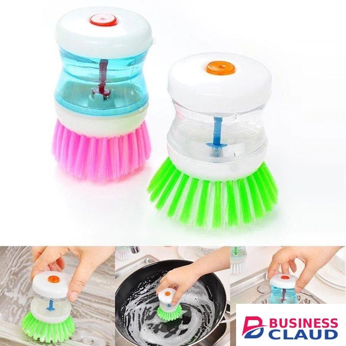Dish Wash Brush With Auto Soap Press