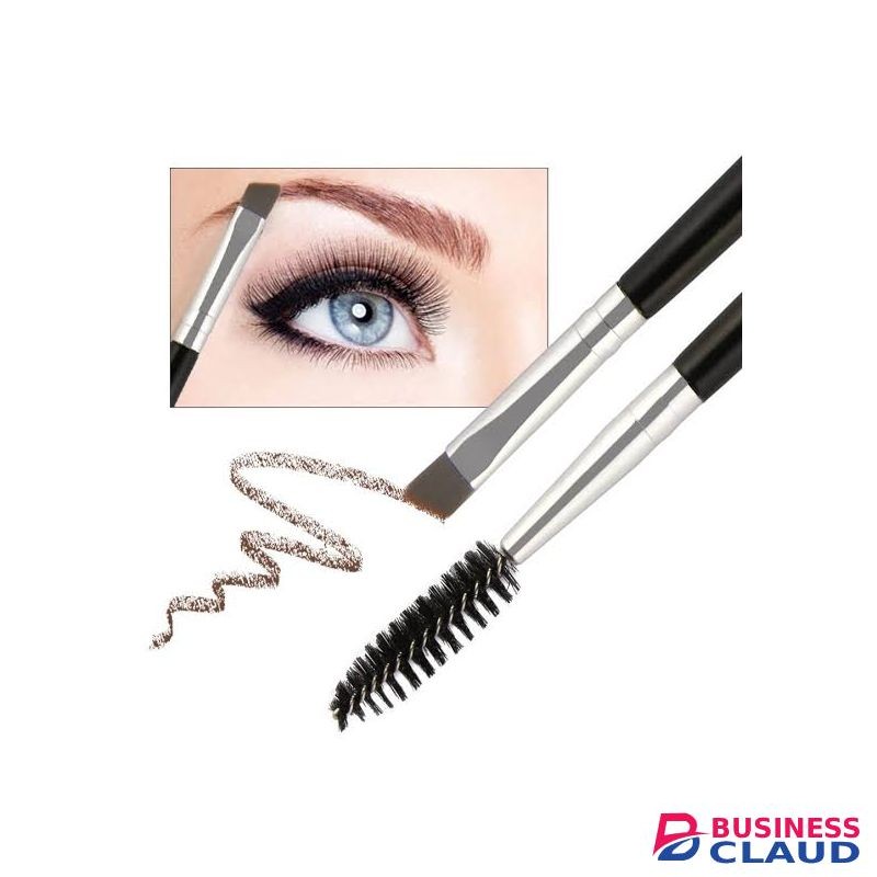 Duo Eyebrow Brush- Angled Eye Brow Brush & Spoolie