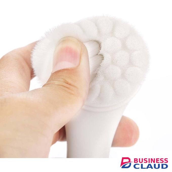 Cleansing Brush, Double Sided Clean & Exfoliating & Massage Soft, Silicon Face Pore Cleanse, Blackhead, Dry or Wet Multi-Purpose