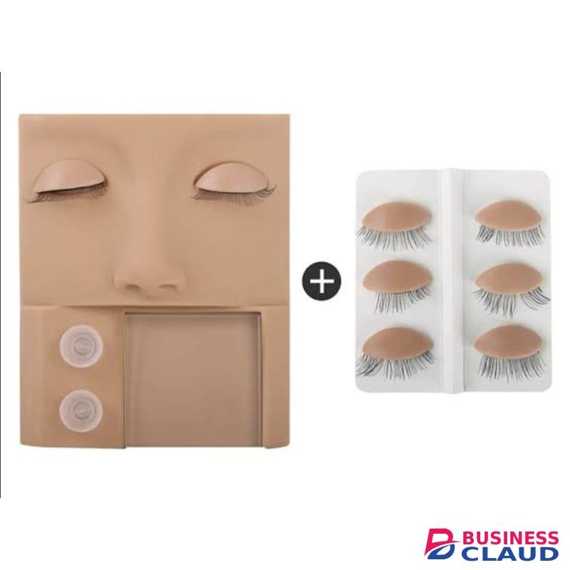 Individual lash training dummy with replacements