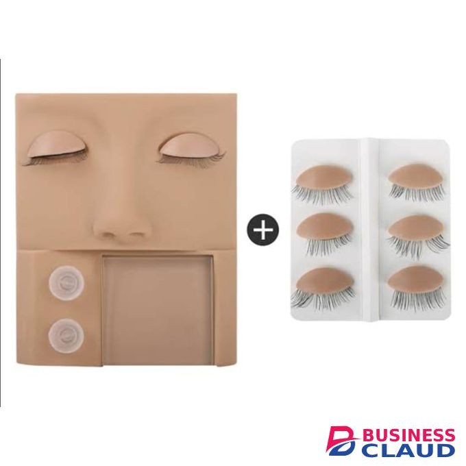 Individual lash training dummy with replacements