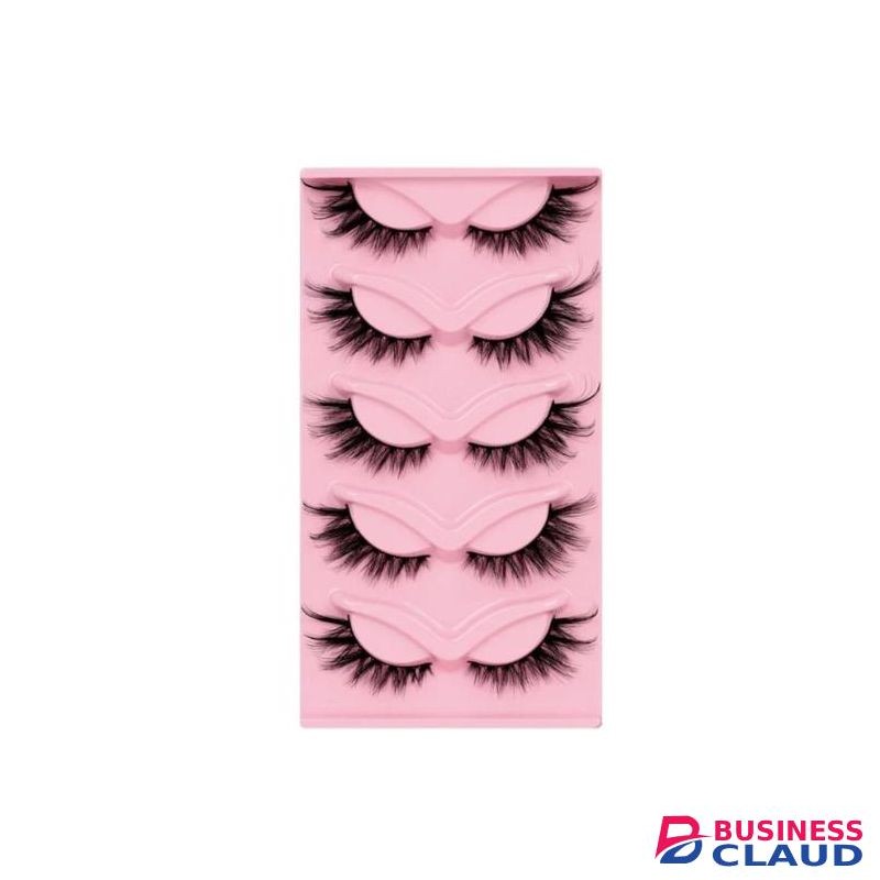 5 pairs cat eye lashes.