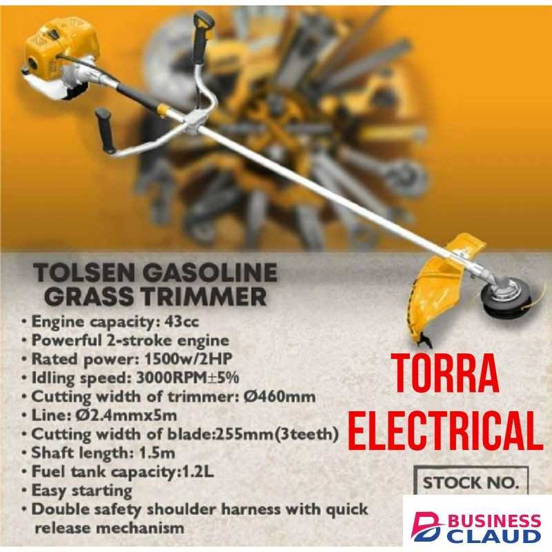 Tolsen Brush Cutter Petrol Grass Trimmer Line Trimmer Tolsen