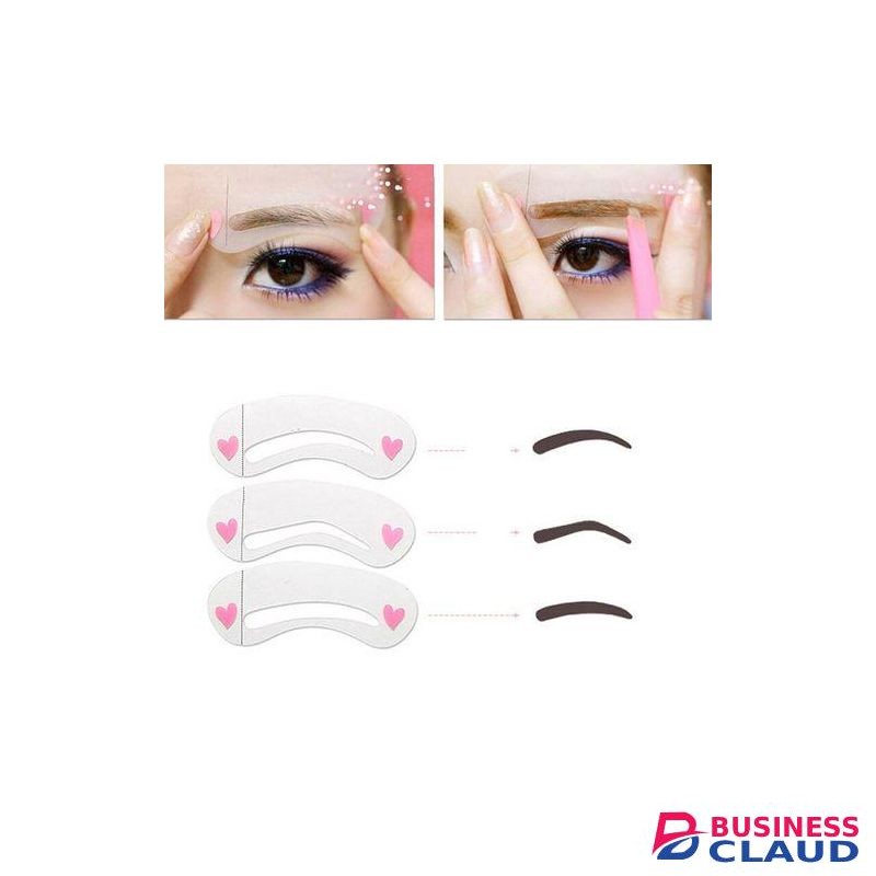 3pcs Eyebrow Drawing Guide Shaping Template