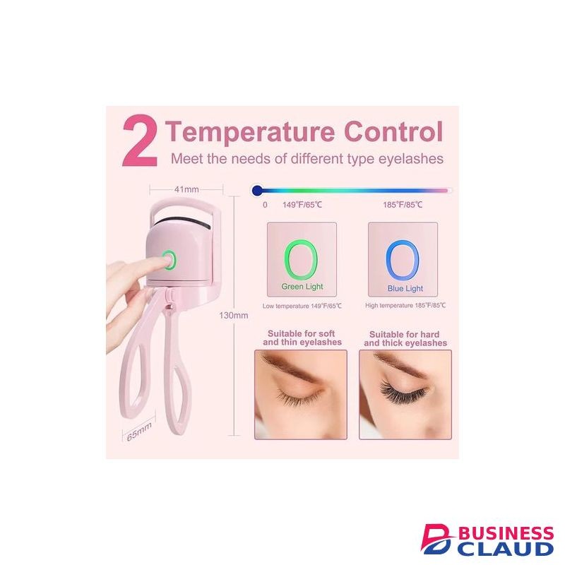 Heated Eyelash Curler Usb Rechargable Quick Heating
