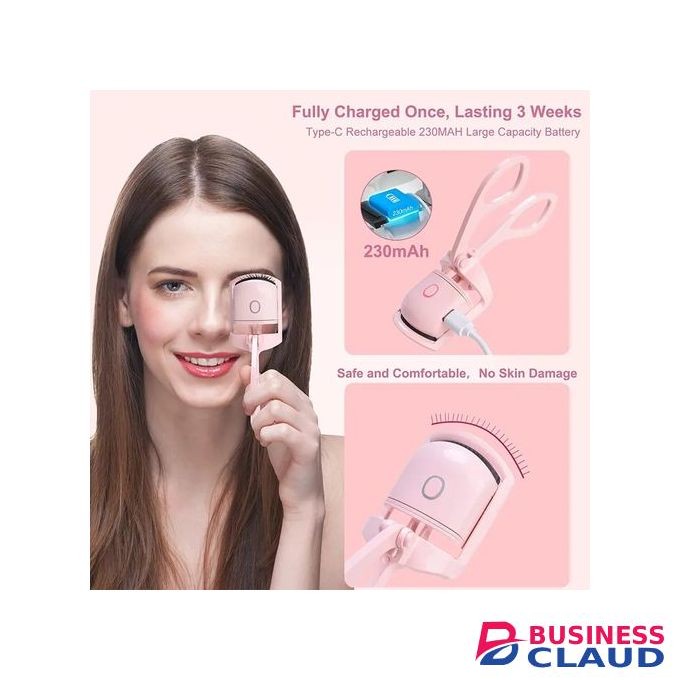 Heated Eyelash Curler Usb Rechargable Quick Heating