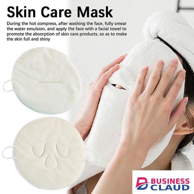 2pcs Reusable Facial Hot Compress & Steaming Towel