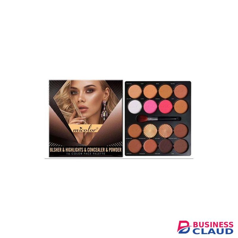 Micolor Blusher Highlighter Concealer Powder Palette