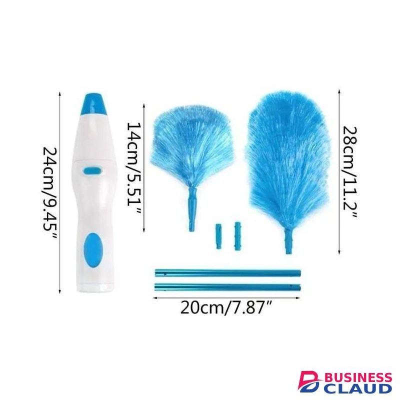 2 In 1 Rechargeable Static Spin Dust Cleaner Electric Spin Duster