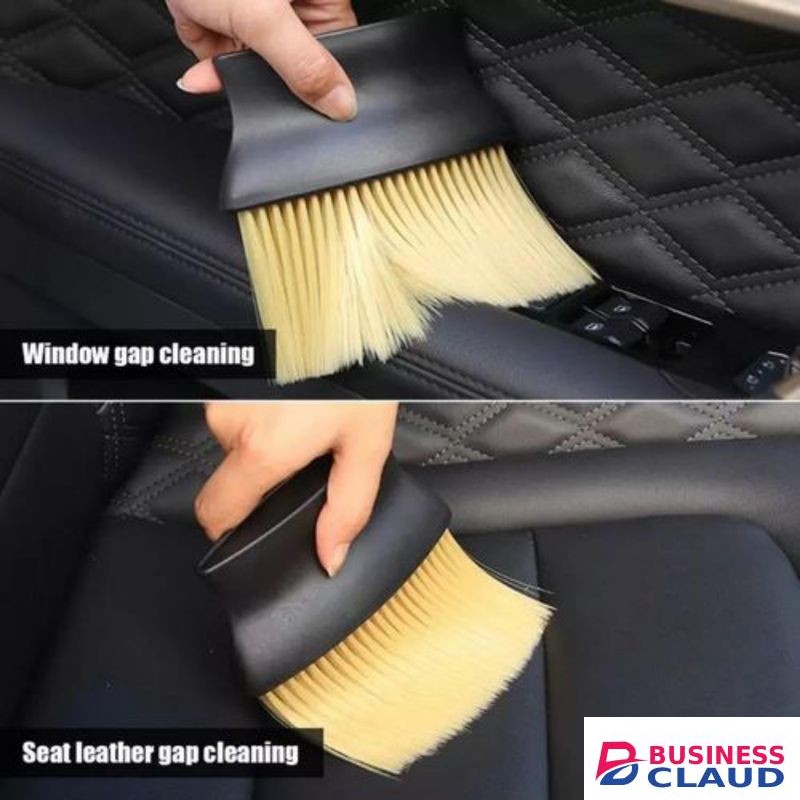 2Pcs Car Cleaning Brush Conditioner Air Outlet Interior Multifunction Cleaning Brush Car Soft Brush Crevice Dust Removal Brush Tools Car Cleaning Brush Conditioner Air Outlet Interior Multifunction Cleaning