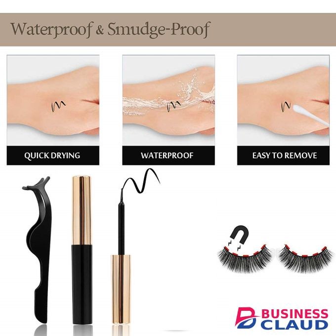 10 Pairs Magnetic Eyelashes And 3D/ 5D Magnetic Eyeliner