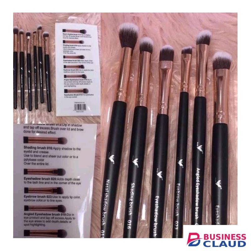 Eyeshadow brushes set Daroge firm brushes+ free eyeshadow palette
