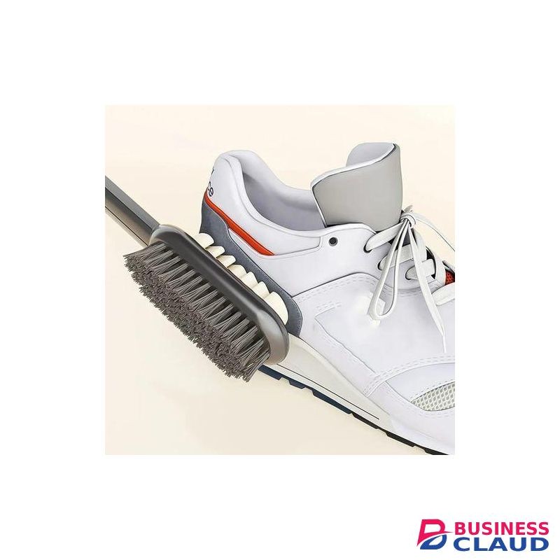Long Handle 2-Sided Suede Shoe Cleaning Brush with Rubber Eraser â€“ Effective Stain & Dust Remover for Boots, Sneakers & Suede Shoe Care